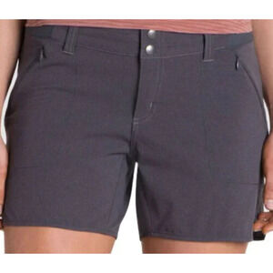 Kuhl Stratus Shorts Women 14 Grey Outdoor Workout Hiking Lightweight Comfort